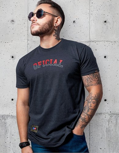 T-shirt Oficial Red Bow Officer 100% Algodão Fio 30.1