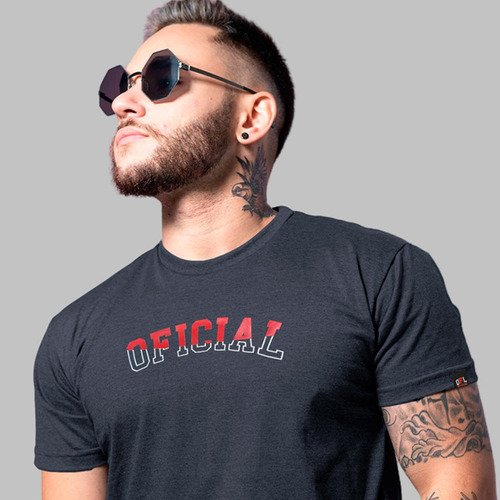 T-shirt Oficial Red Bow Officer 100% Algodão Fio 30.1
