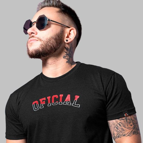 T-shirt Oficial Red Bow Officer 100% Algodão Fio 30.1
