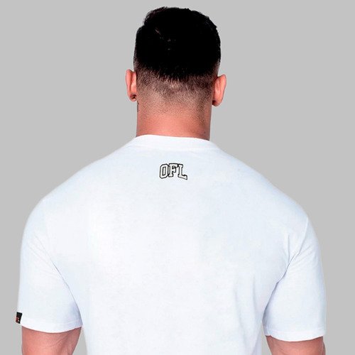 T-shirt Print Collar 100% Algodão Fio 30.1