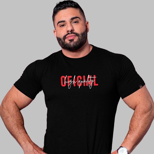 T-shirt Signature Malha Egípcia 100% Algodão