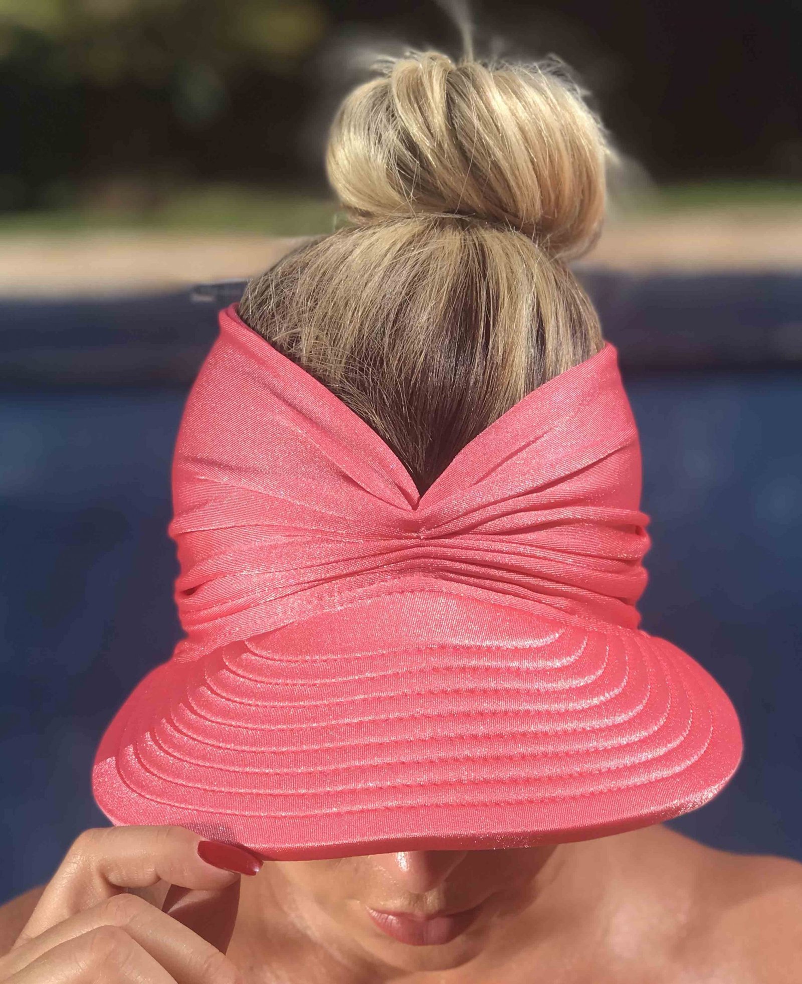 Viseira Felipa - Rosa Coral