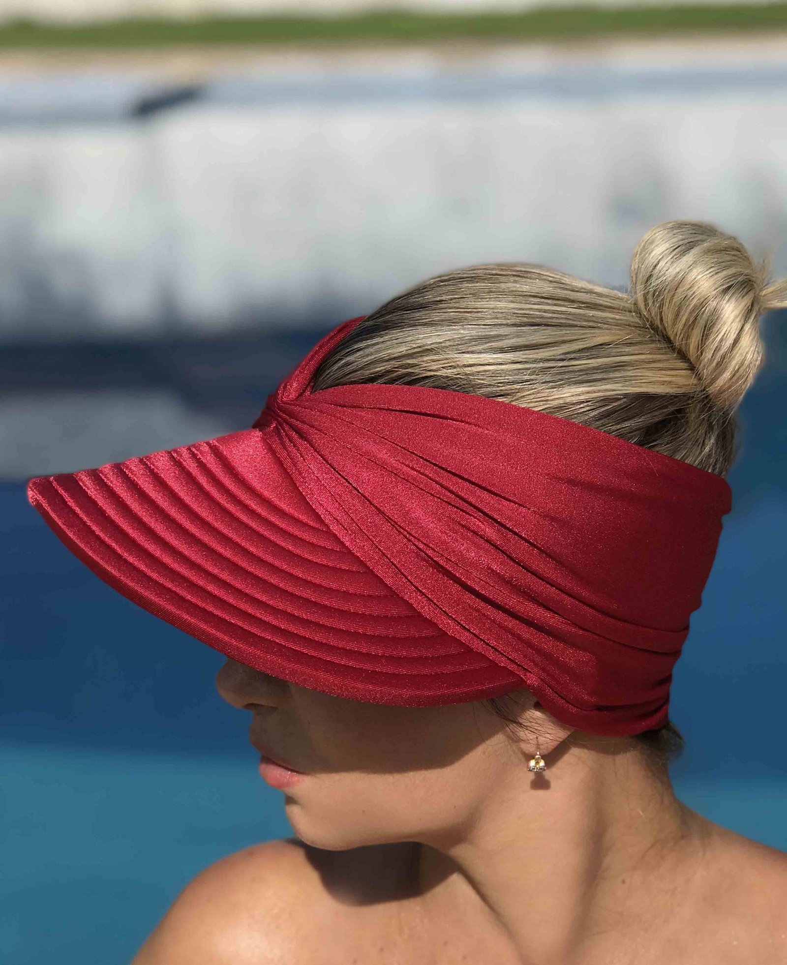 Viseira Felipa - Vermelha