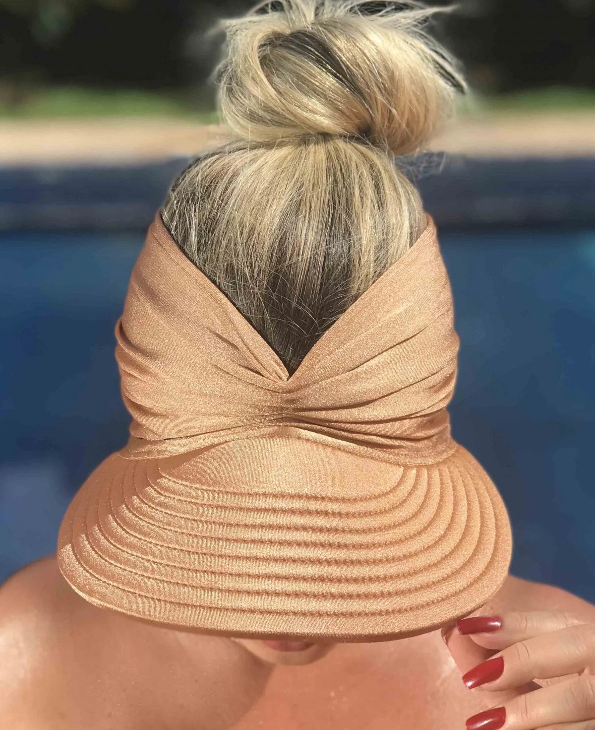 Viseira Felipa Caramelo