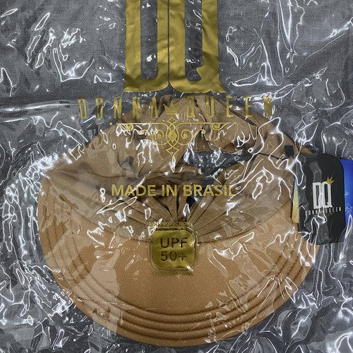 Viseira Moda Praia Sophia Bronze Donna Queen Upf 50+