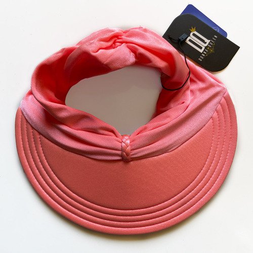 Viseira Moda Praia Sophia Coral Donna Queen Upf 50+
