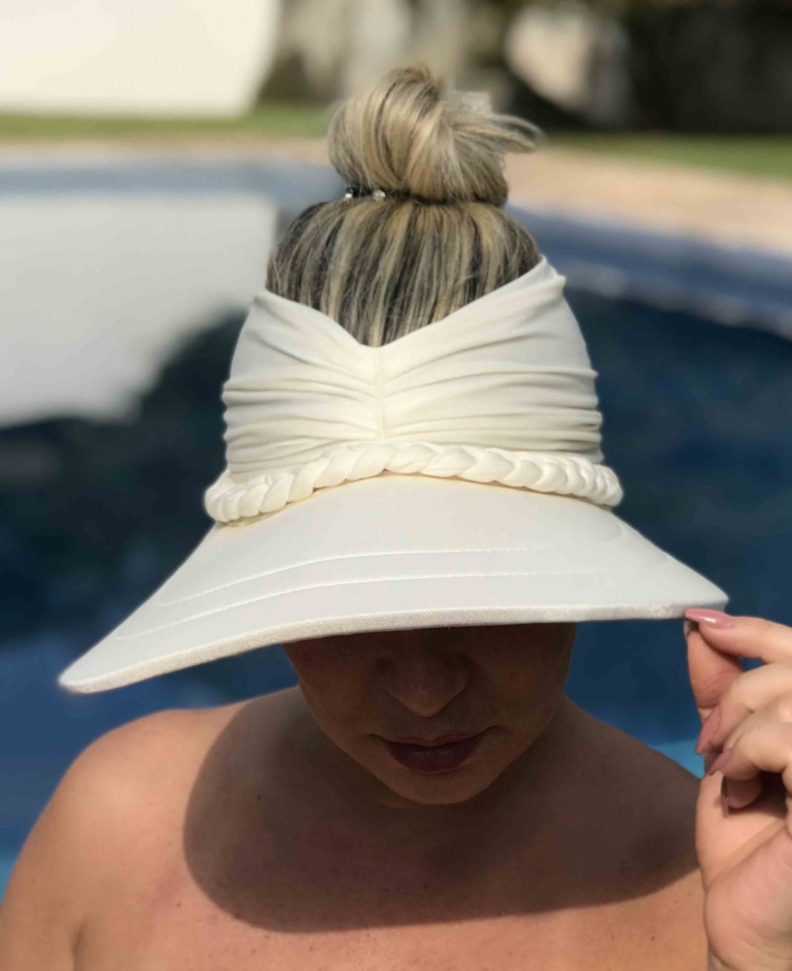 Viseira Nefertiti - Off White