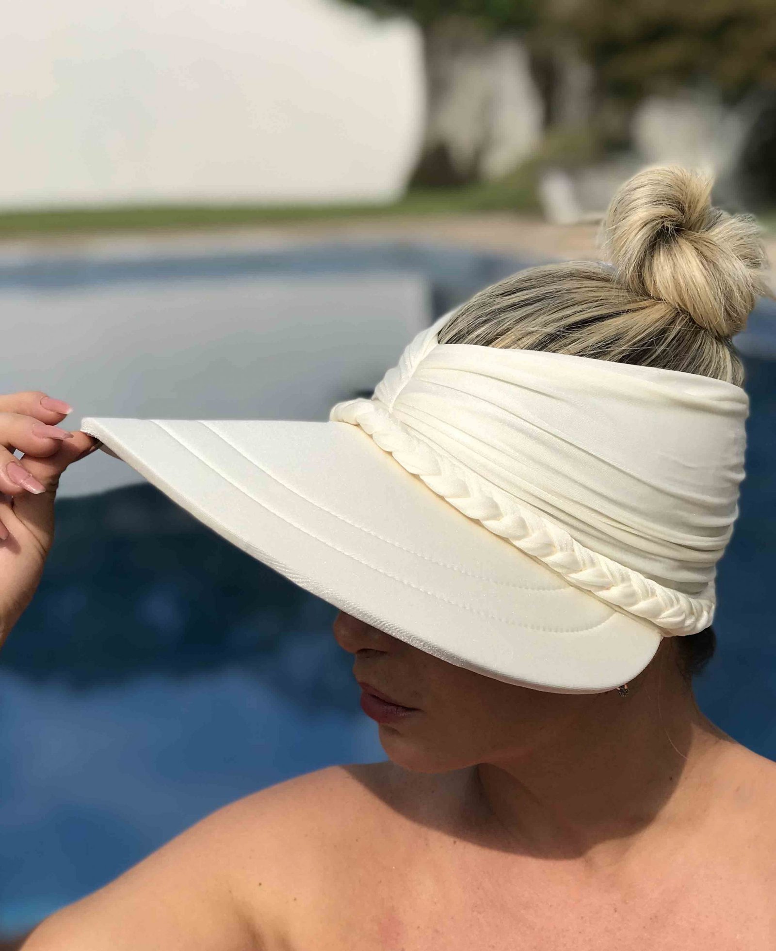 Viseira Nefertiti - Off White