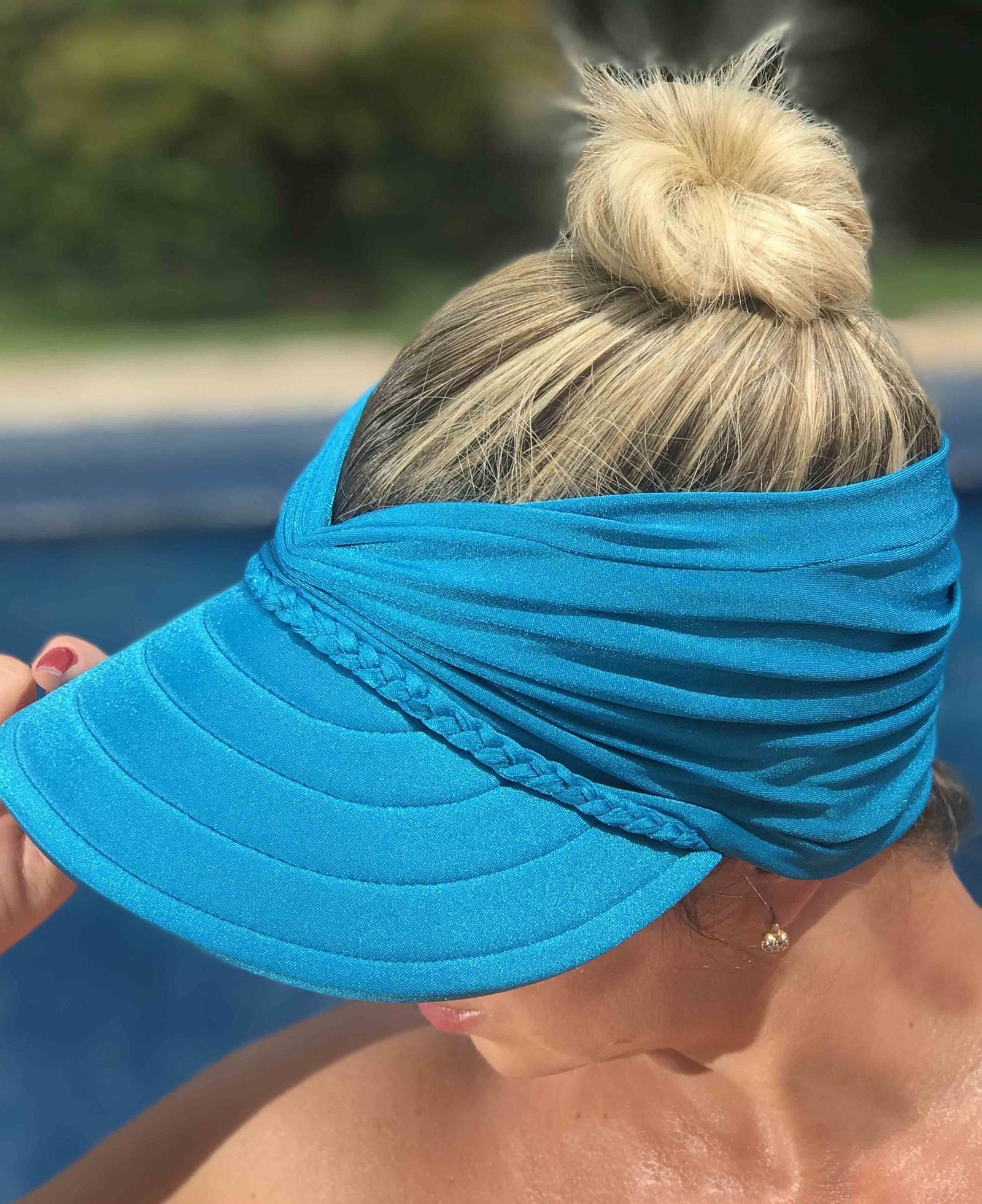 Viseira Paola - Azul Turquesa