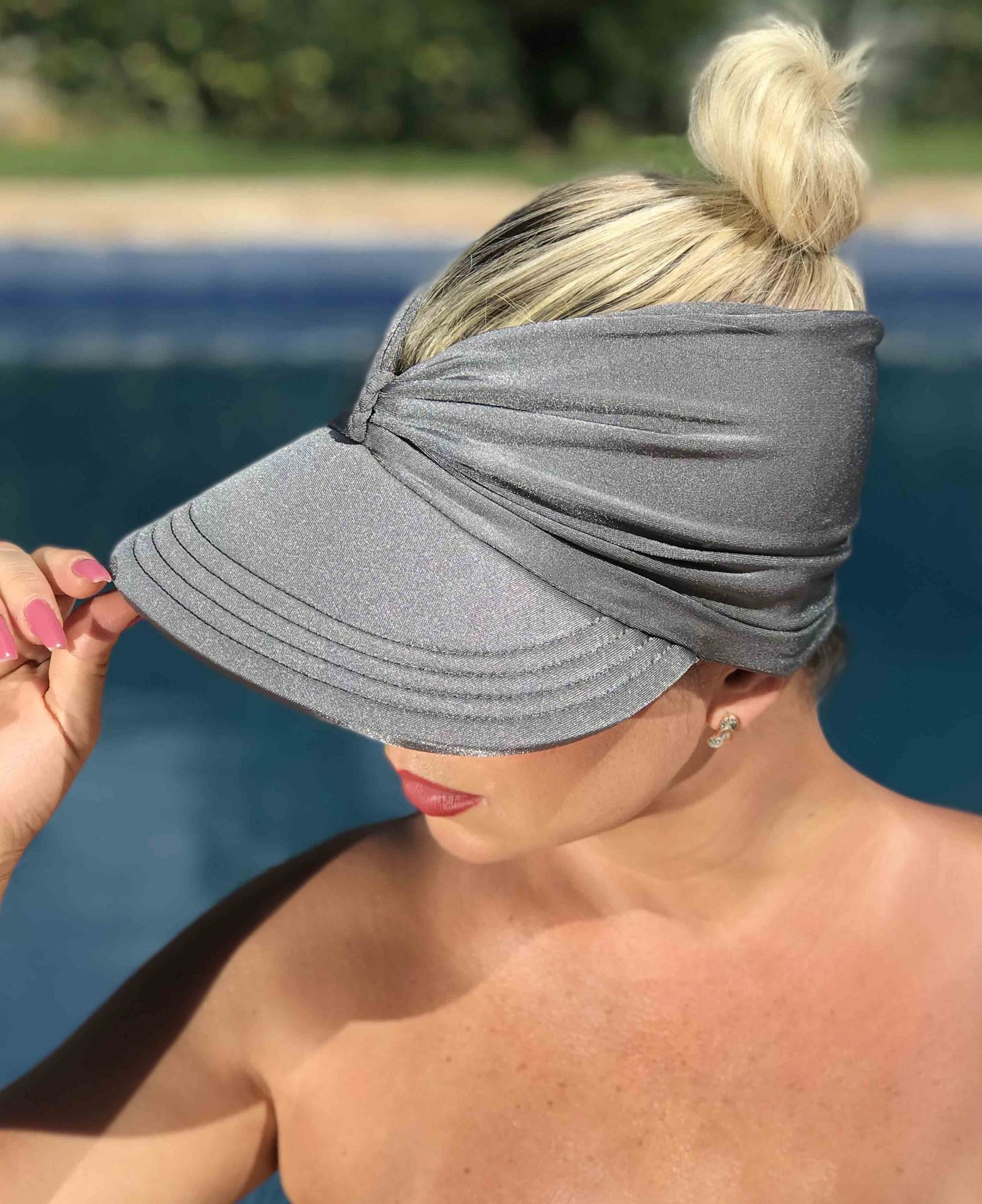 Viseira Sofia - Cinza