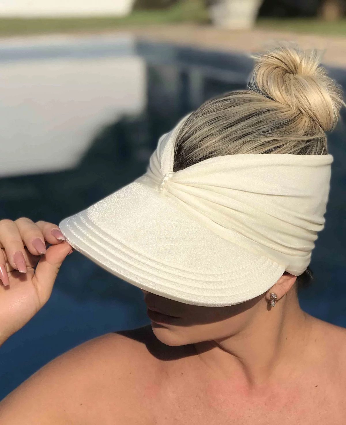 Viseira Sofia Off White