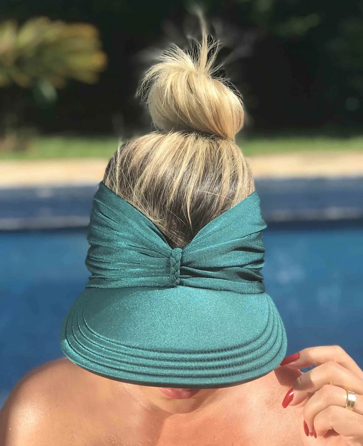 Viseira Sofia Verde Musgo