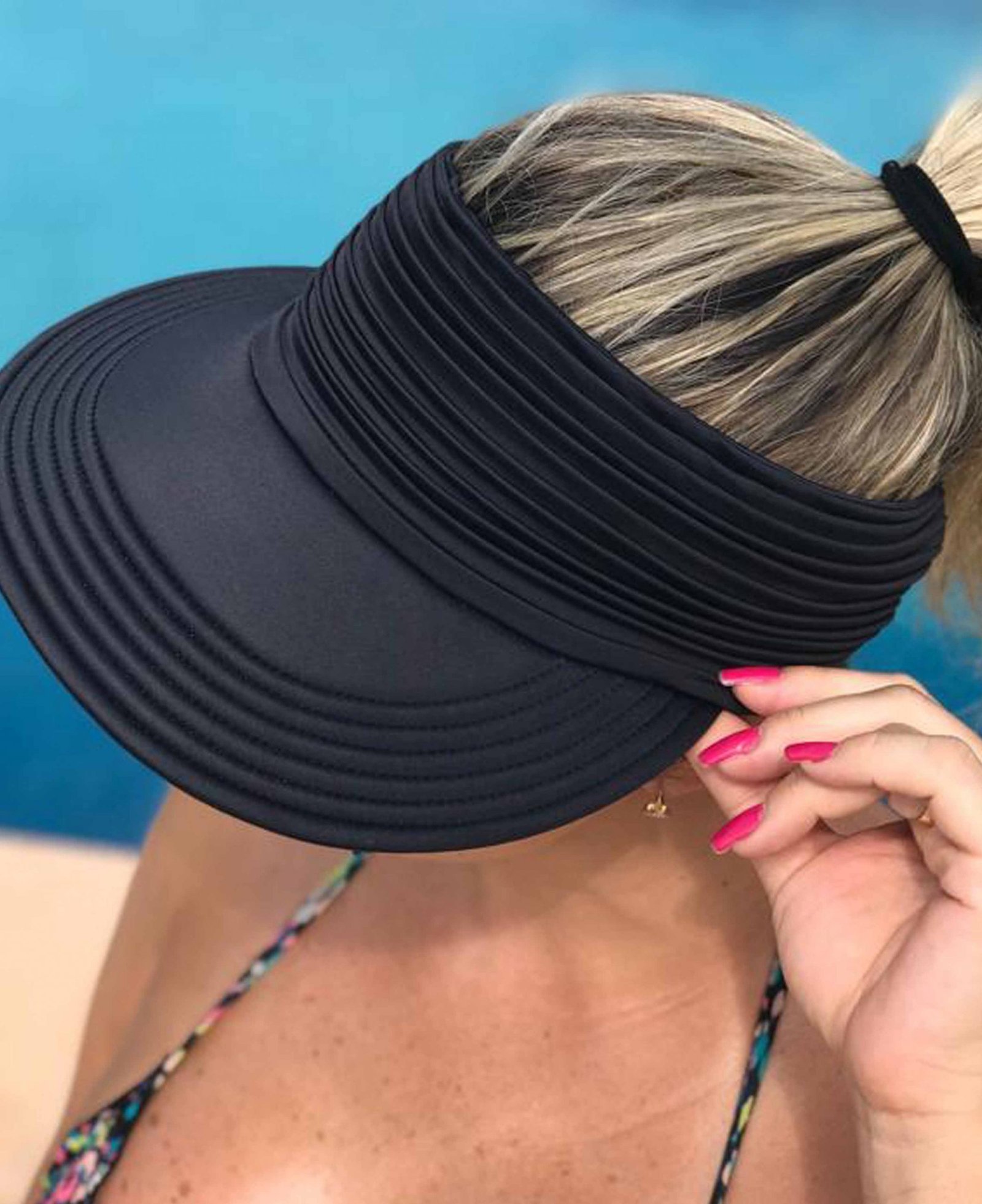 Viseira Victória - Preta