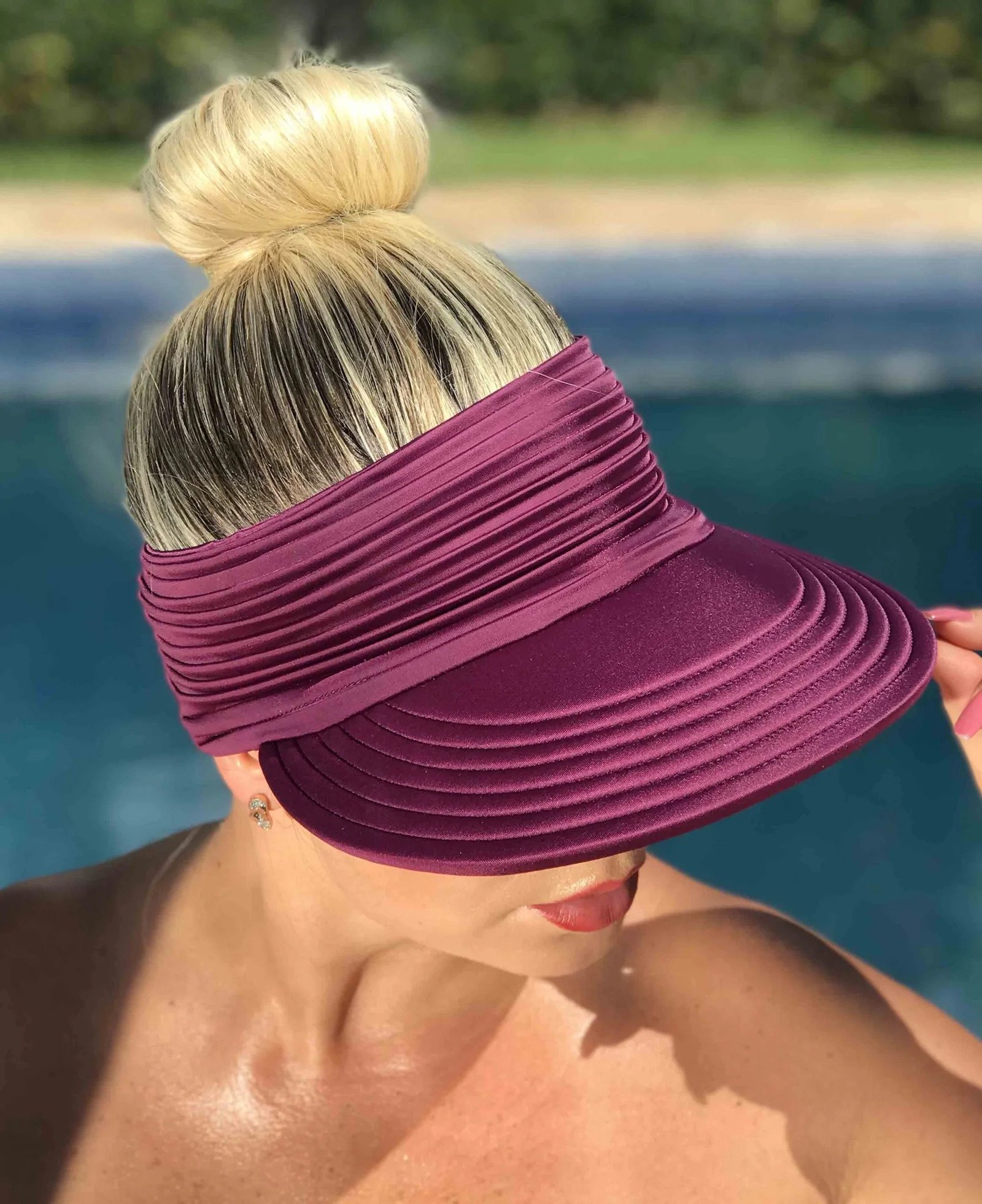 Viseira Victoria - Roxa