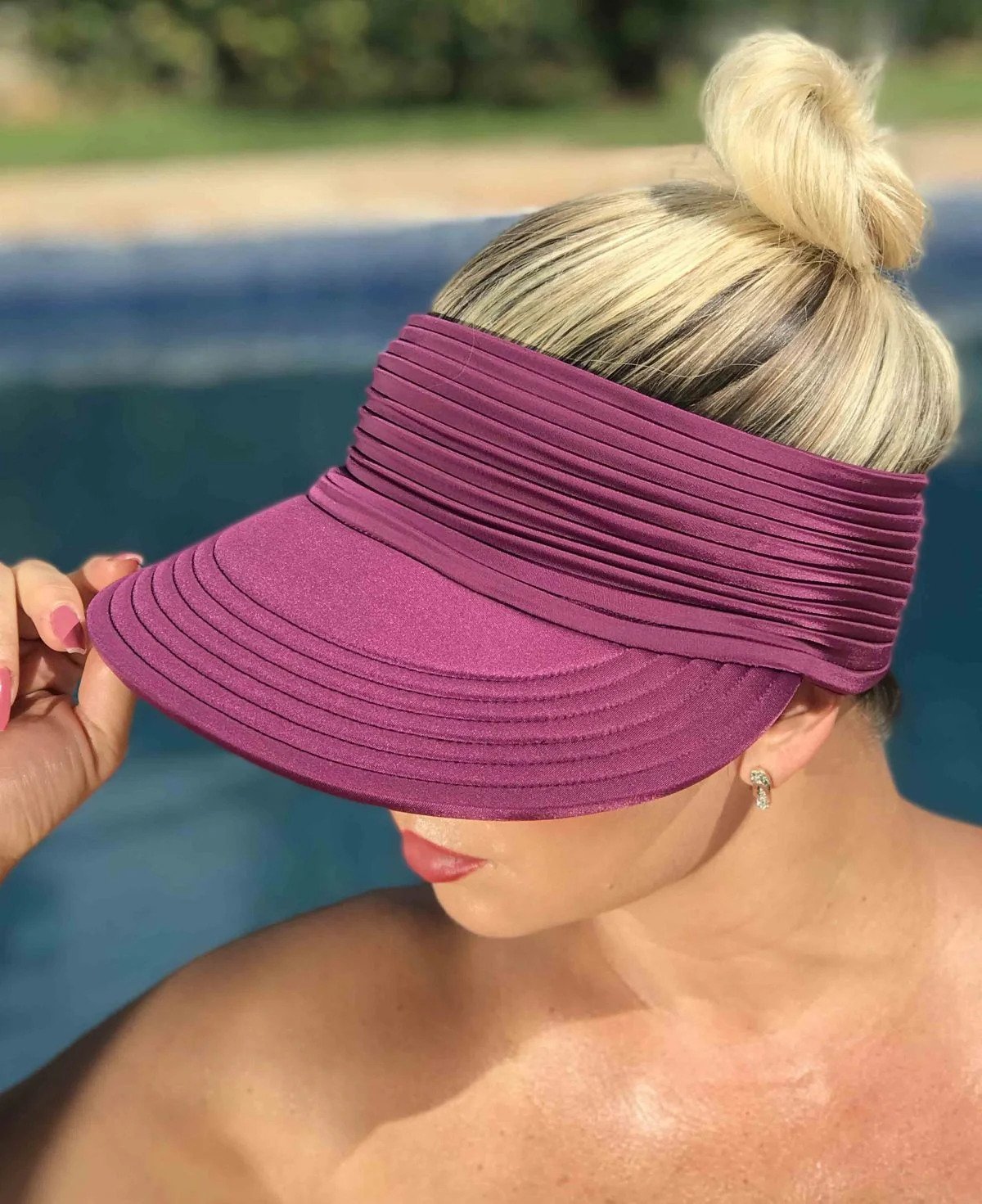 Viseira Victoria - Roxa